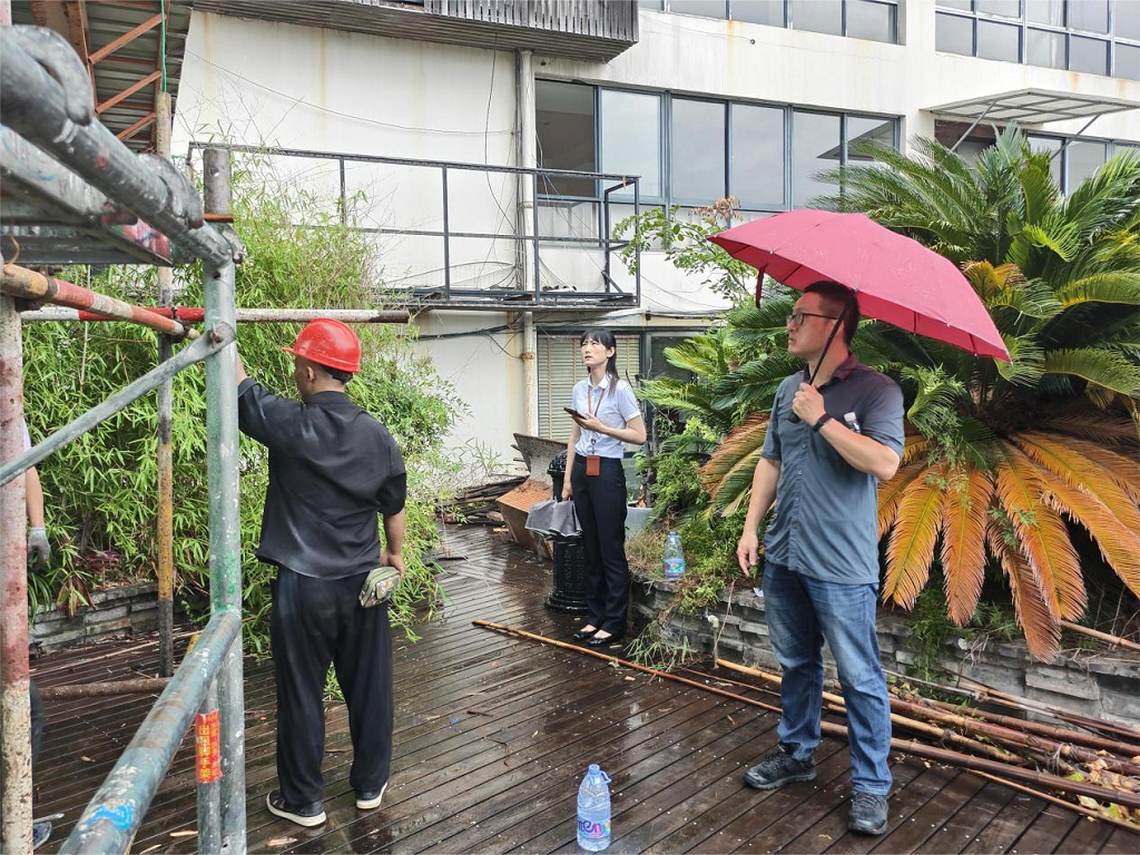 未雨綢繆 嚴陣以待——營運公司開展防汛防臺專項檢查